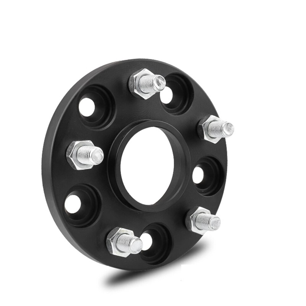 15Mm Aluminum Wheel Spacers 5X105 Pcd Hub Centric For Chevy Cruze, Cnc Machined Black 9094768585887