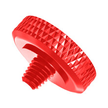 11 mm Auslöser mit konkaver Oberfläche,-Rot konkav