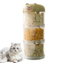 Dog Container 3Can With Lids FoodGrade Pet Snack Storage Box Cookie Jar Organizer For Kitchen Pantry Outdoor