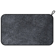 Microfiber Car Cleaning Towel Ultra Absorbent Scratch Lint for Car Wash and Detailing 40x60cm Black Gray