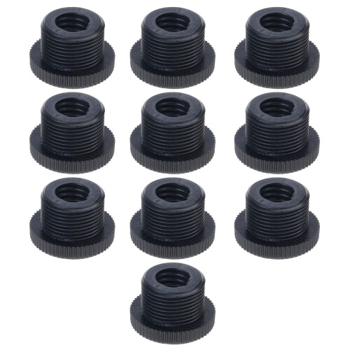 10PCS Microfoon Schroef Adapter 3/8 "tot 5/8" Mannelijke-plastic