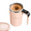 Automatisch mischende Kaffeetasse, isolierte Reisetasse,-Rosa 1