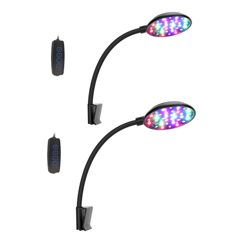 Easyly to Install Small LED Clip Light for Aquariums-7W 1