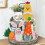 Festival Atmosphere Enhancing Easter Rabbit Stuffed Toy-White 5