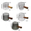 Coffee Espresso Glass Measuring Cup with-120ml round vertical 5