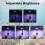 Easyly to Install Small LED Clip Light for Aquariums-7W 7