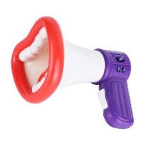 Children Voice Changer Toy with Laughter, Megaphone Gift (White)