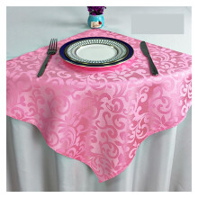 Cloth Napkins 5PC Luxury Jacquard Pattern Design Pink Flower for Wedding Banquet Party Table Decoration