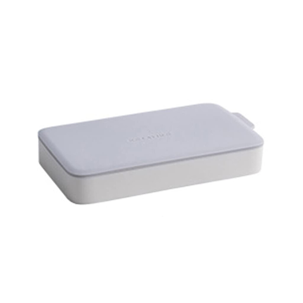 Larger Capacity Tray For Storing And Freezing Baby Food And Drinks, Plastic, Compatible With Odor Cube Molds White