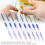 Crochet Hook Set 8 Sizes Soft Non-Slip Grip Numbered for Easy Use 8
