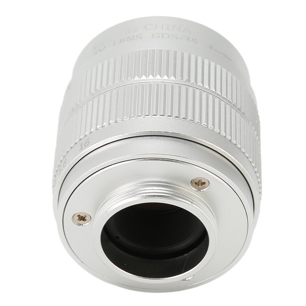 35Mm F1.7 Manual Focus Lens For C Mount Mirrorless Cameras Silver 7901377709783