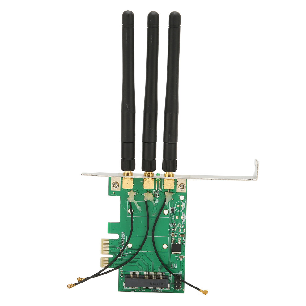 Mini Pcie To Pcie Adapter Card, Wireless Coverage Network Adapter With Setup Wizard For Hassle-Free Configuration On Windows And Linux Systems 9176269626075