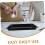 Large Rectangular Enamel Baking Pan 34x26cm Oven Safe Easy Clean Tray for Roasting and Cakes 5