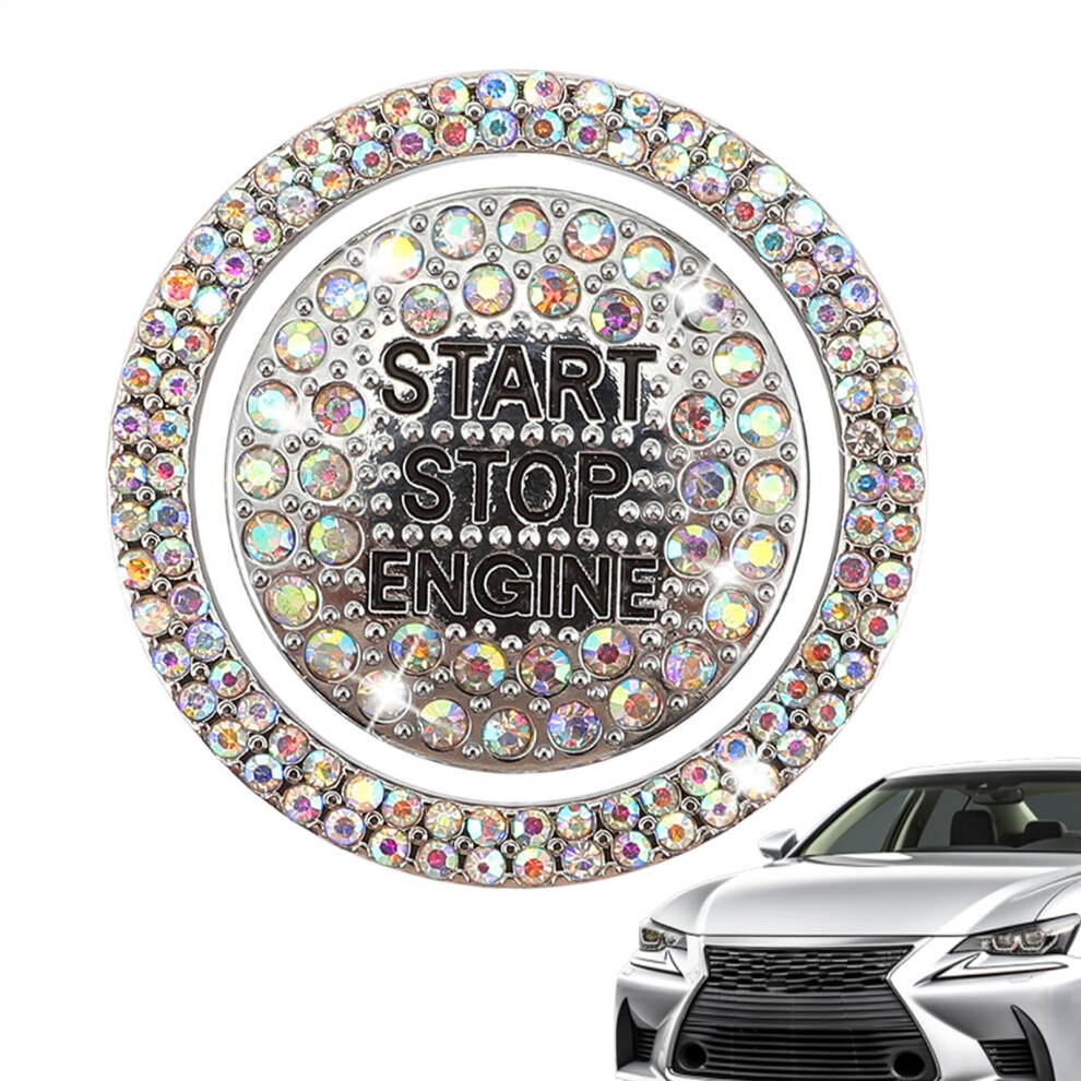 Rhinestone Car Engine Start Stop Button Cover With Scratchresistant Design For Suv And Sedan 9094768587416