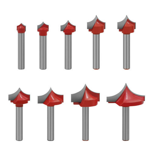 6er-Pack multifunktionale Hartmetall-Holzbearbeitungsfräser-6X16 1