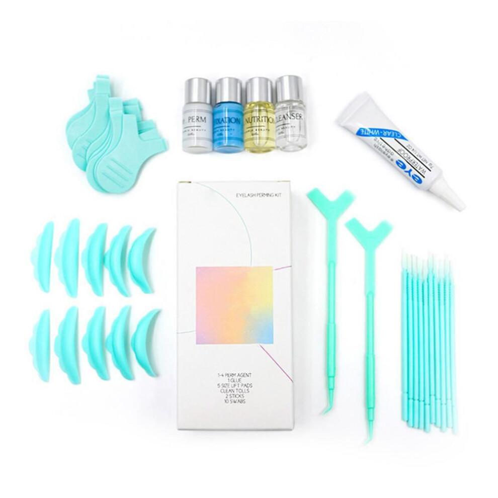 Eyelash Perm Kit With Plant Ingredients For Natural Lashes Professional Results Long Lasting Beauty Easy To Use For All Lash Types