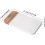 Wood Serving Tray and Cheese Board, Rustic Multipurpose Platter for Kitchen Dining Cafe Restaurant 2
