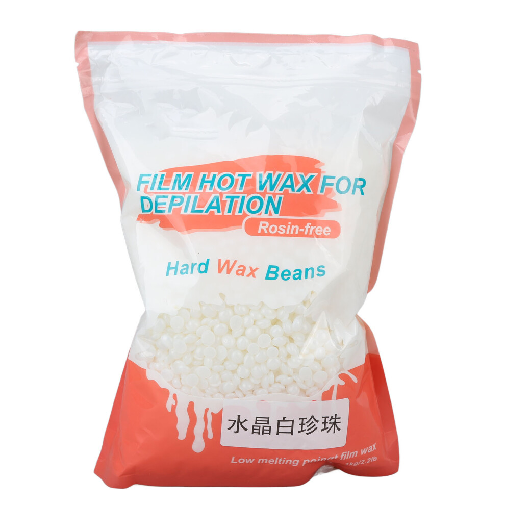 Painless Hair Removal Hard Wax Beads, Brazilian Waxing Low Temperature No Residue Sensitive Skin