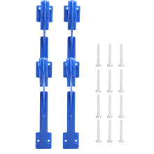 Accesorios para piscinas. Soporte resistente de ABS para colgar herramientas de limpieza. Fácil instalación con tornillos. Ideal para skimmers,