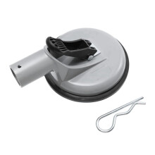 Flagpole Bracket with Strong Suction Base Adjustable Aluminum Alloy Holder for Car or Window 1Pcs