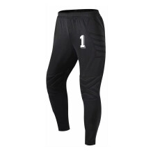 (1 Pant Custom, M Height 160-165CM) New Men's Adult Soccer Goalkeeper Uniform Protective Sponge long Sleeve Kid Training Soccer Jersey