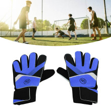 Kindergarten-Torwart-Handschuhe Blau 15-16 cm Fußballhandschuhe Anti-Rutsch Outdoor-Handschuhe