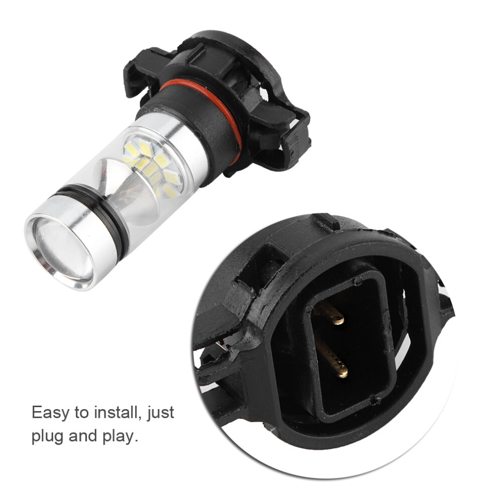 H16 3030 20 Led Fog Lamps 100W 1000Lm For Vehicle Front Ing Light 8731377715328