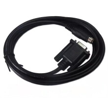 PLC Programming Cable For DVP Series 10m RS232 Serial Download Cable Black
