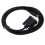 PLC Programming Cable For DVP Series 10m RS232 Serial Download Cable Black 1