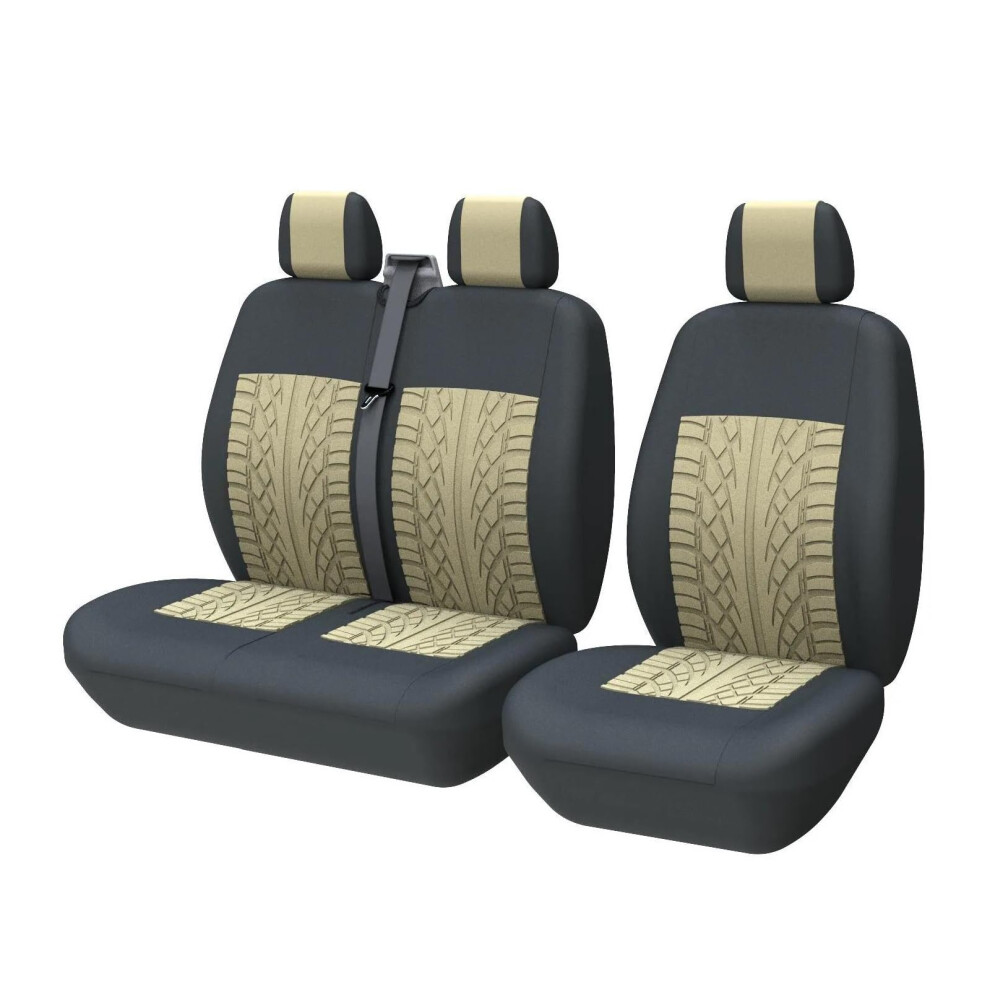 Car Seat Cover For Transit Front Seat Cushion Protector Seat Cushion Cover Beige 9199774302869