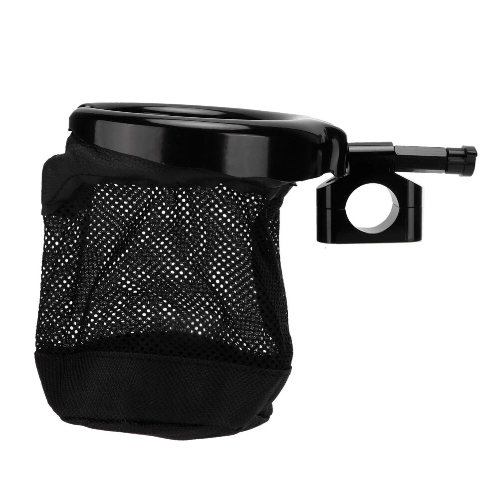 Universal Aluminum Alloy Motorcycle Cup Holder For 25Mm Handlebars, Black 4051377717028