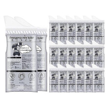 20 urinezakjes, 700 ml noodtoilet voor kamperen, autoreizen en files.