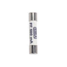Witte keramische zekering 1000V 500mA 6,3 x 32mm voor multimeter