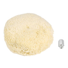 7-inch dubbelzijdige wollen polijstpad met 5/8-inch borstelharen (1 stuk)