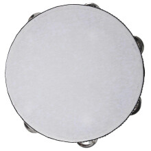 Ronde muzikale tamboerijn van 20 cm, percussie-instrument, geschikt als karaoke- of feestcadeau.