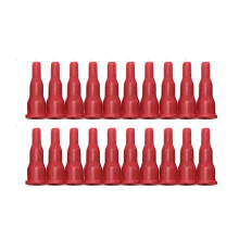 20 stuks butaangaspatroonadapters, met opblaasventiel, gasmondstukconnectoren voor aanstekers en gaspatronen.