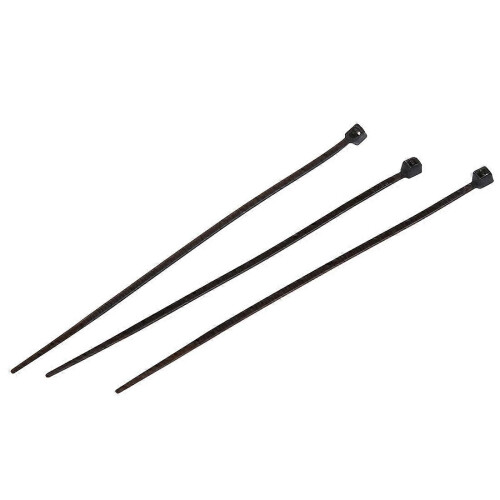 1000 zwarte nylon kabelbinders, 95 mm x 2 mm 1