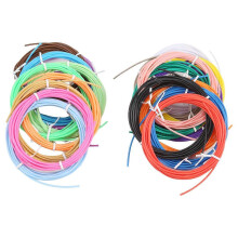 1,75 mm PCL-filamentnavullingen voor 3D-printerpennen, 20 stuks in willekeurige kleuren, laag smeltpunt (70 C), ideaal cadeau.