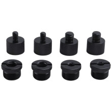 8-Delig Schroefdraadadapter Microfoonstatief 5/8"V-3/8"M + 3/8"V-5/8"M