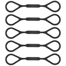 Set van 5 siliconen schuifstoppers voor muziekinstrumenttoetsen, vervangende accessoires