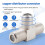 2-weg F-type coaxiale tv-connector RF-adapter 5