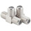 2-weg F-type coaxiale tv-connector RF-adapter 1