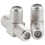 2-weg F-type coaxiale tv-connector RF-adapter 3