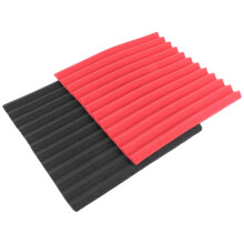 12 stuks geluidsabsorberende panelen, akoestische schuimpanelen, akoestische schuimwiggen voor studio, 2,5 cm x 30 cm x 2,5 cm