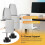 Set van 2 bureauclips, montagebeugel voor privacyscherm, scheidingswand 5