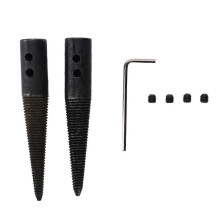 3-delige set: Adapter met schroefdraad voor conische doorn voor tafelpolijstmachine.