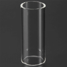 Glazen en metalen slides voor gitaar en basgitaar, middelgroot (6 cm)