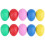 Set van 10 plastic maracas, eivormige percussie-instrumenten. 3