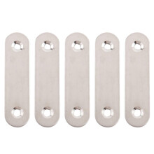 Rechte reparatie-aansluitplaat 60 mm x 16 mm, verpakking van 5 stuks