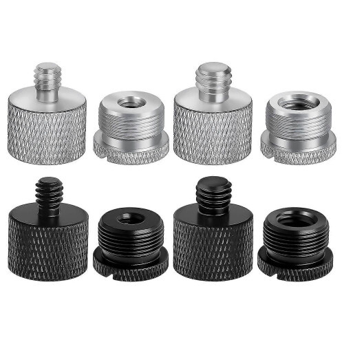 8-delige adapter set 5/8" 3/8" voor microfoonstatieven